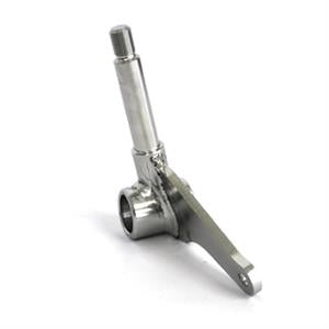 1365057: Left Stub Axle 17 mm Stainless Steel, W/O Bearings