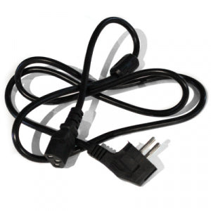 1383167: Power Cable 3G 0,75 Q mm Black L=2M (Germany) For Charger Filon Futur S