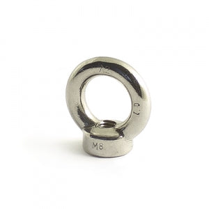 1819042: Ring Nut M8 Stainless Steel DIN 582 -Forged