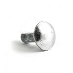 1811036: Carriage Bolt M10 X 25 Galvanized 8.8